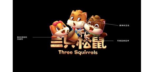 三只飽和度高、全覆蓋的松鼠，強化了第一品牌的心智。